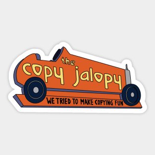 Copy Jalopy Sticker